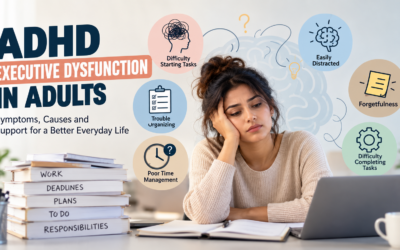 ADHD Executive dysfunction in adults, symptoms, causes and support